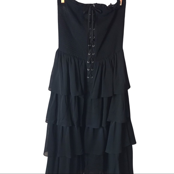 CITY  CHIC BLACK DRESS - Picture 6 of 8